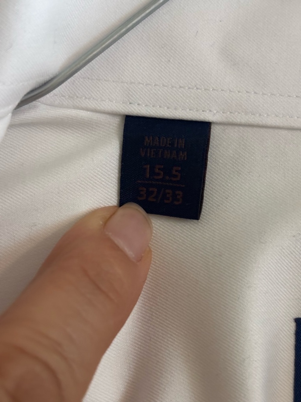 David Donahue Slim Fit Superfine Cotton Twill dress shirt. Mens 15.5-32/33. EUC - Picture 8 of 9